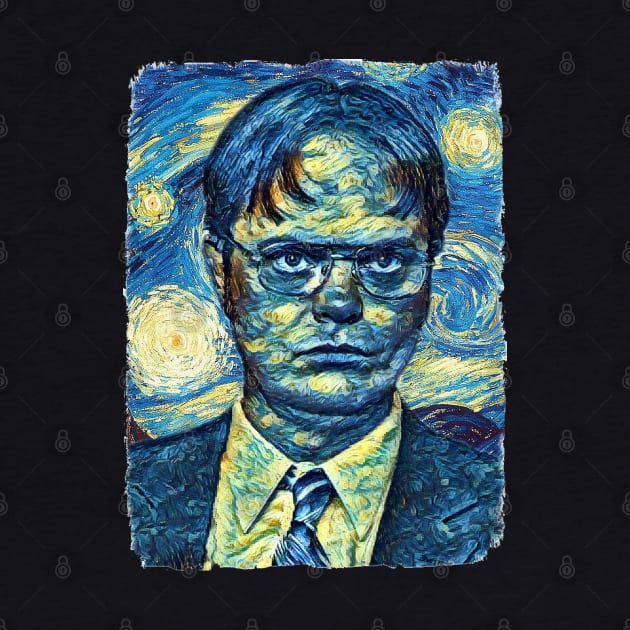 Dwight Schrute Van Gogh Style by todos